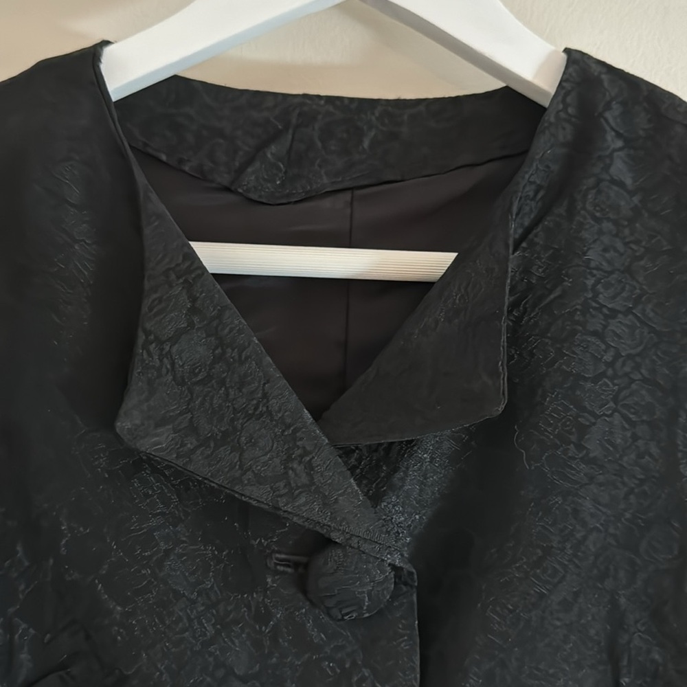 Vintage Jackie O/Audrey Hepburn '60s 'Little black dress' with jacket - Picture 14 of 15